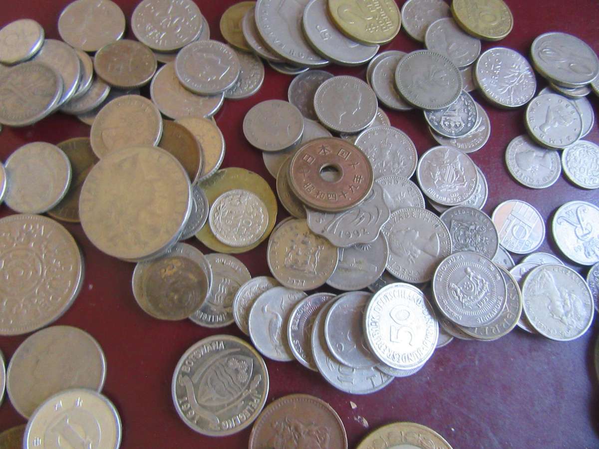 250 international coins