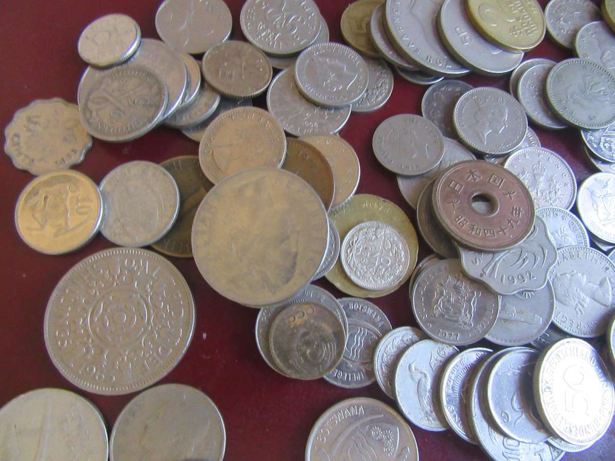 250 international coins
