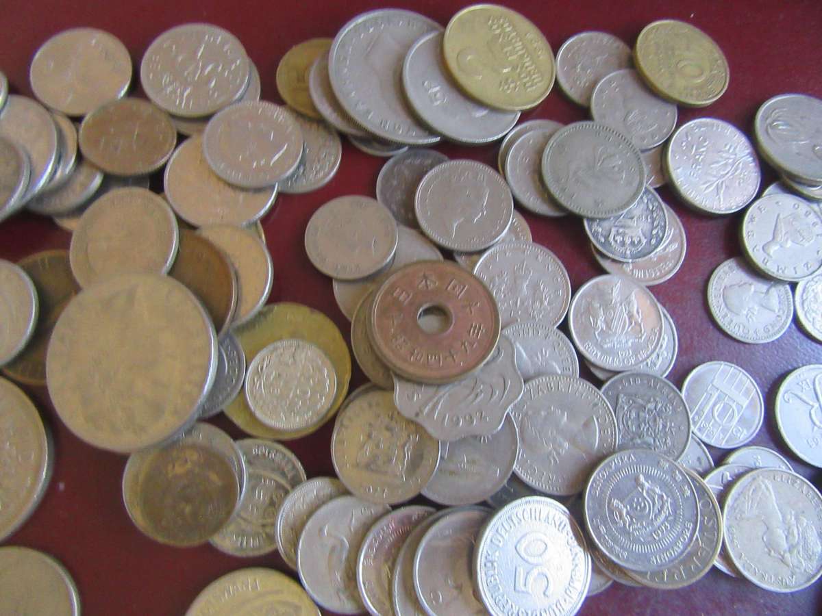 250 international coins