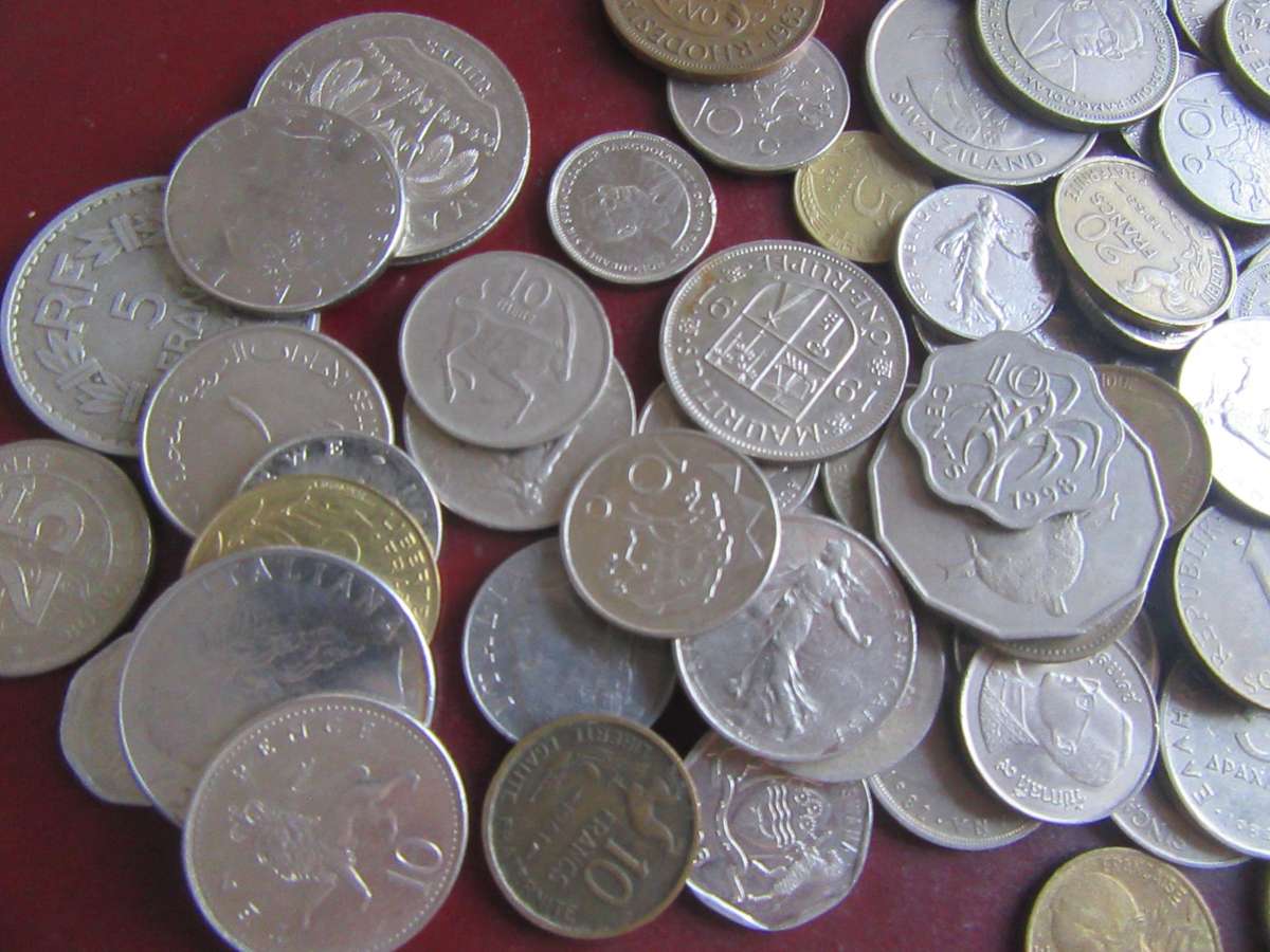 250 international coins