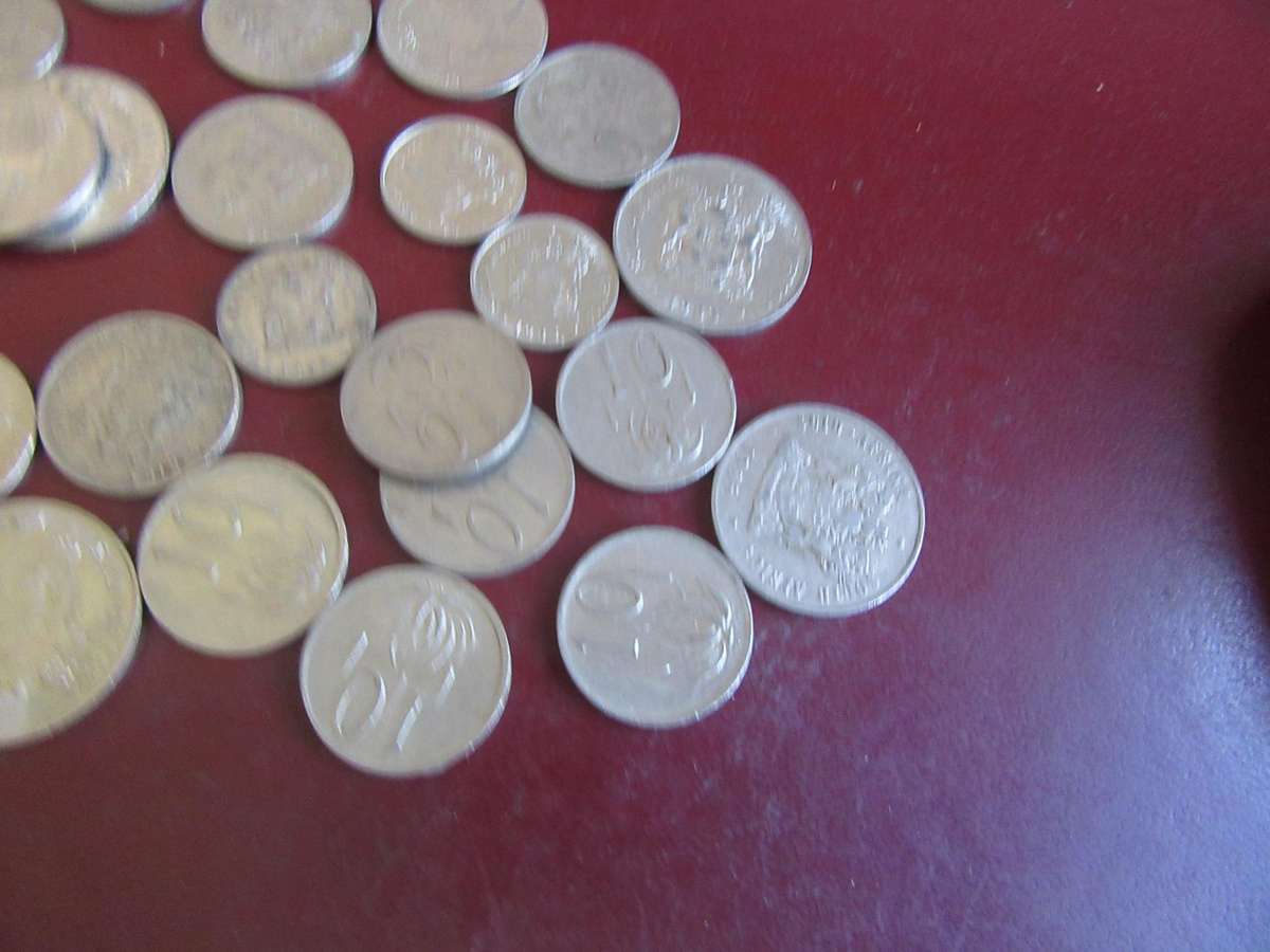 RSA NICKELCOMBO - 5,10AND 20 CENTS- 26 COINS - AS PER SCAN - BID PER ITEM - C101