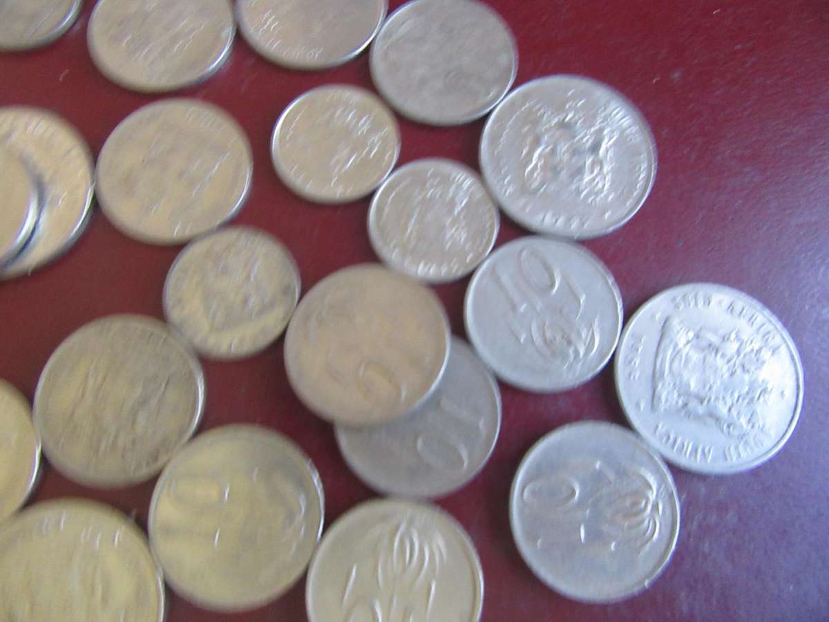 RSA NICKELCOMBO - 5,10AND 20 CENTS- 26 COINS - AS PER SCAN - BID PER ITEM - C101