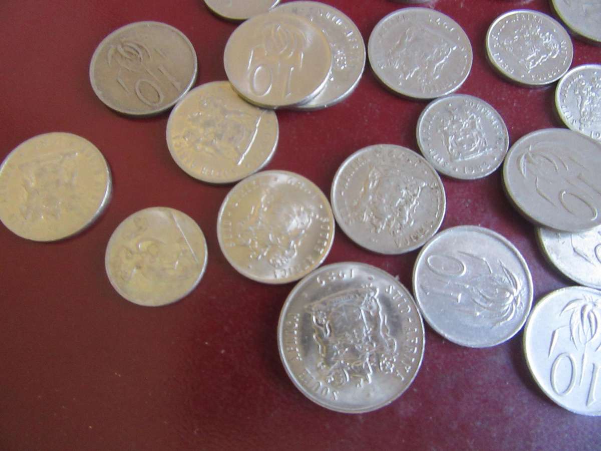 RSA NICKELCOMBO - 5,10AND 20 CENTS- 26 COINS - AS PER SCAN - BID PER ITEM - C101