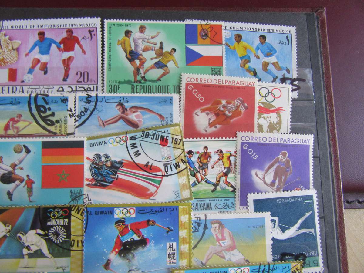 GOOD START FOR THE BEGINNER - 50 INTERNATIONAL SPORTS STAMPS - AS PER SCAN - S1