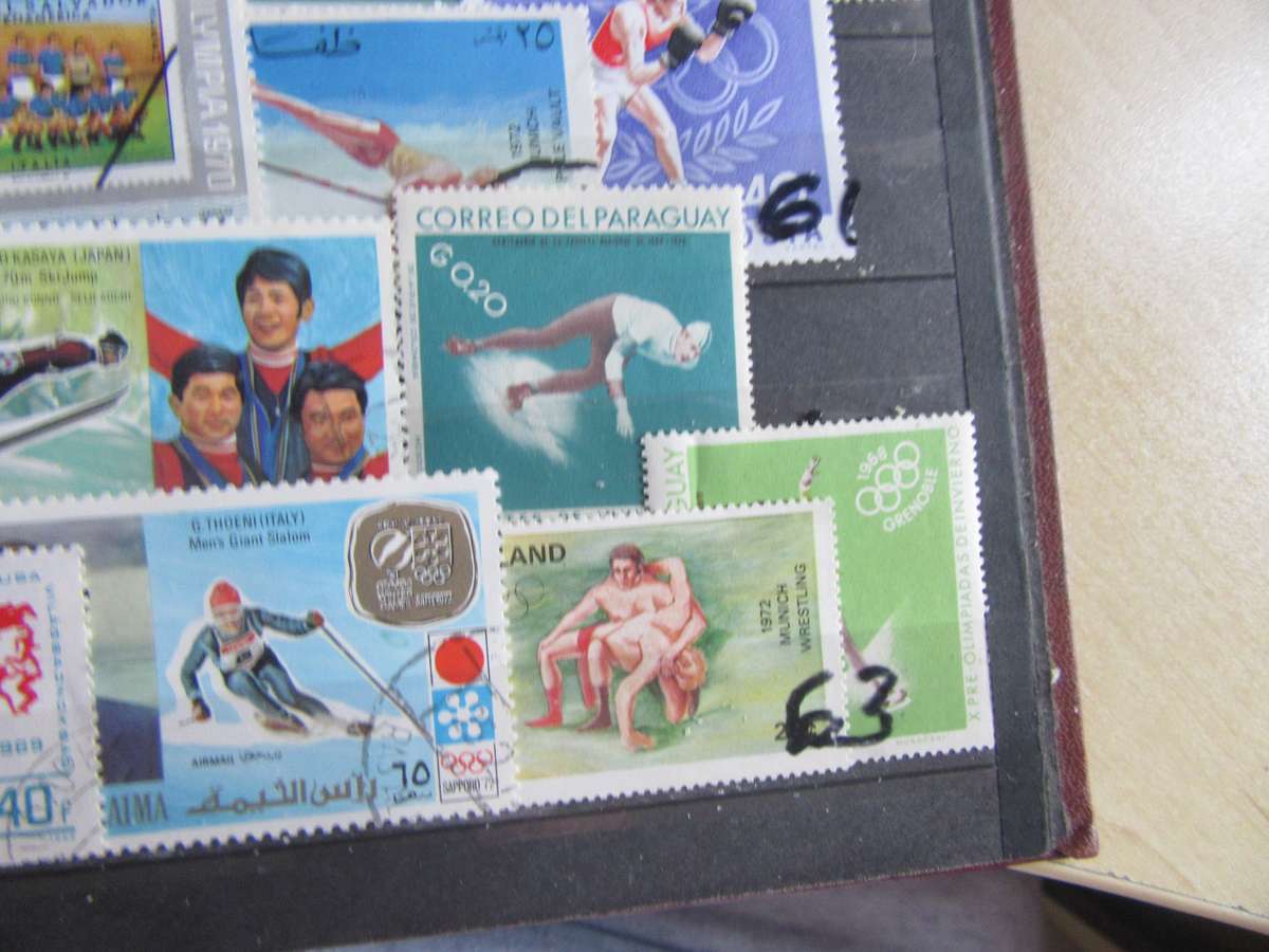 GOOD START FOR THE BEGINNER - 50 INTERNATIONAL SPORTS STAMPS - AS PER SCAN - S1