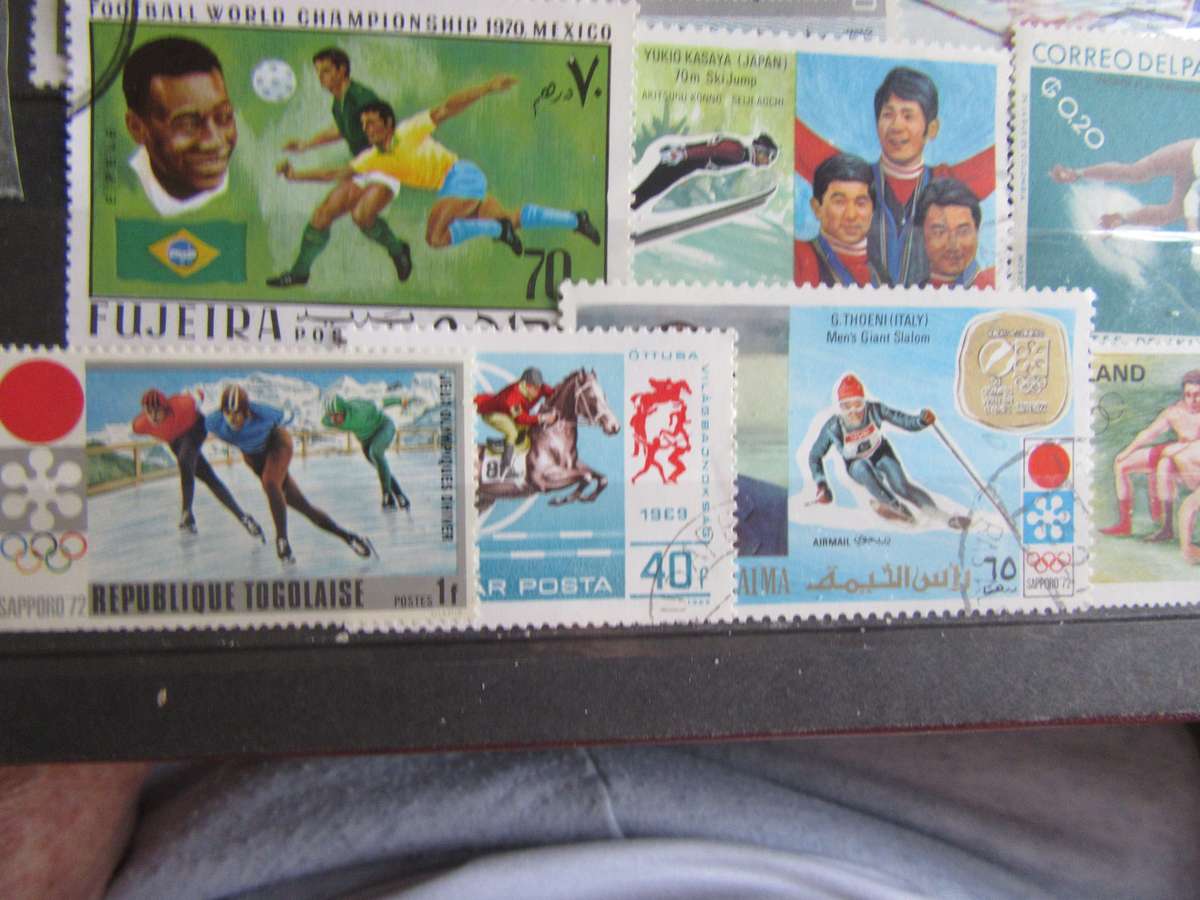 GOOD START FOR THE BEGINNER - 50 INTERNATIONAL SPORTS STAMPS - AS PER SCAN - S1