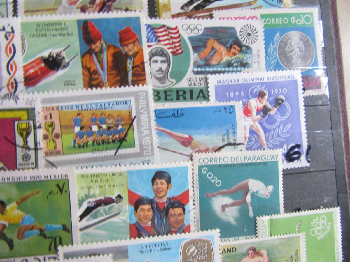 GOOD START FOR THE BEGINNER - 50 INTERNATIONAL SPORTS STAMPS - AS PER SCAN - S1
