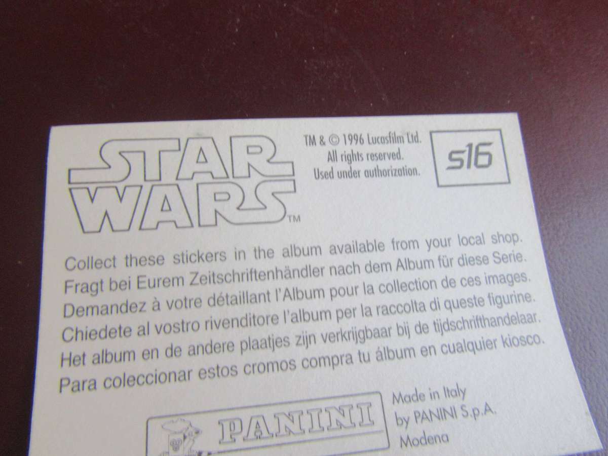 STAR WARS NO.S16