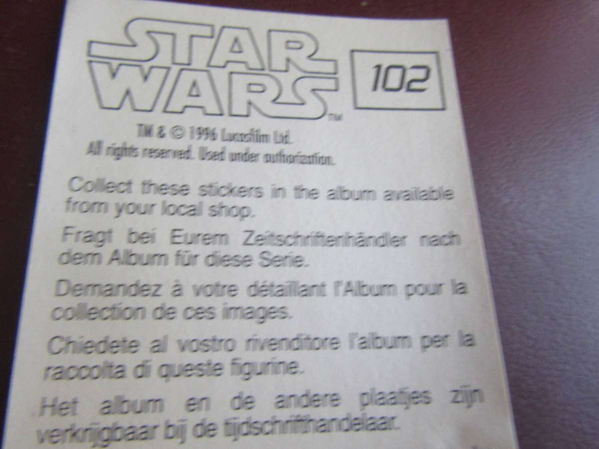 STAR WARSNO.102