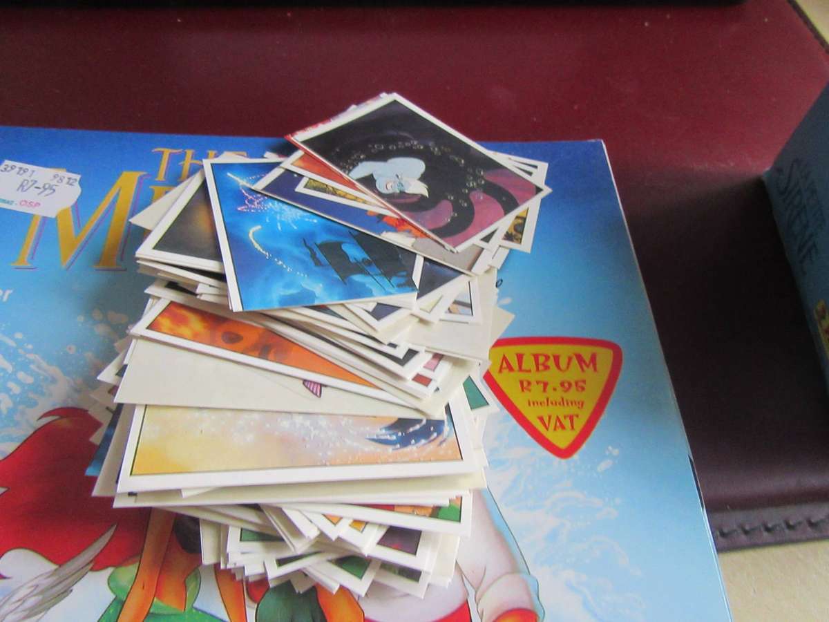 EMPTY MERMAID FOLDER WITH OVER 300 LOSE STICKERS- AS PER SCAN