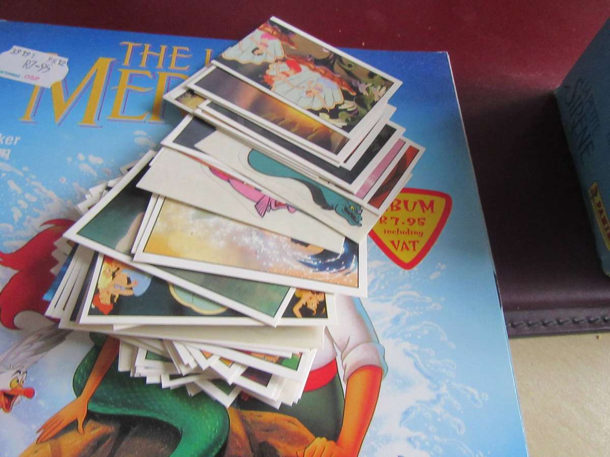 EMPTY MERMAID FOLDER WITH OVER 300 LOSE STICKERS- AS PER SCAN