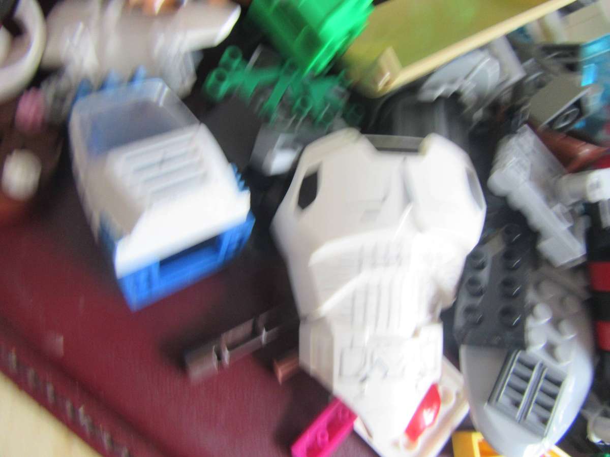 LEGO PARTS FROM PREVIOUSLY ASSEMBLED ITEMS - AS PER SCAN - 650g -