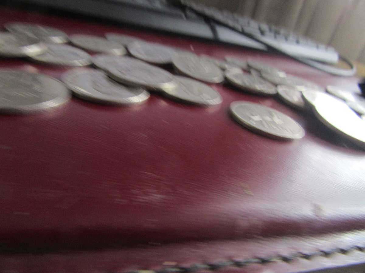 33 OLD ONE RANDCOINS- AS PER SCAN - WITH PRESIDENT - VARIOUSYEARS - BID PER COIN