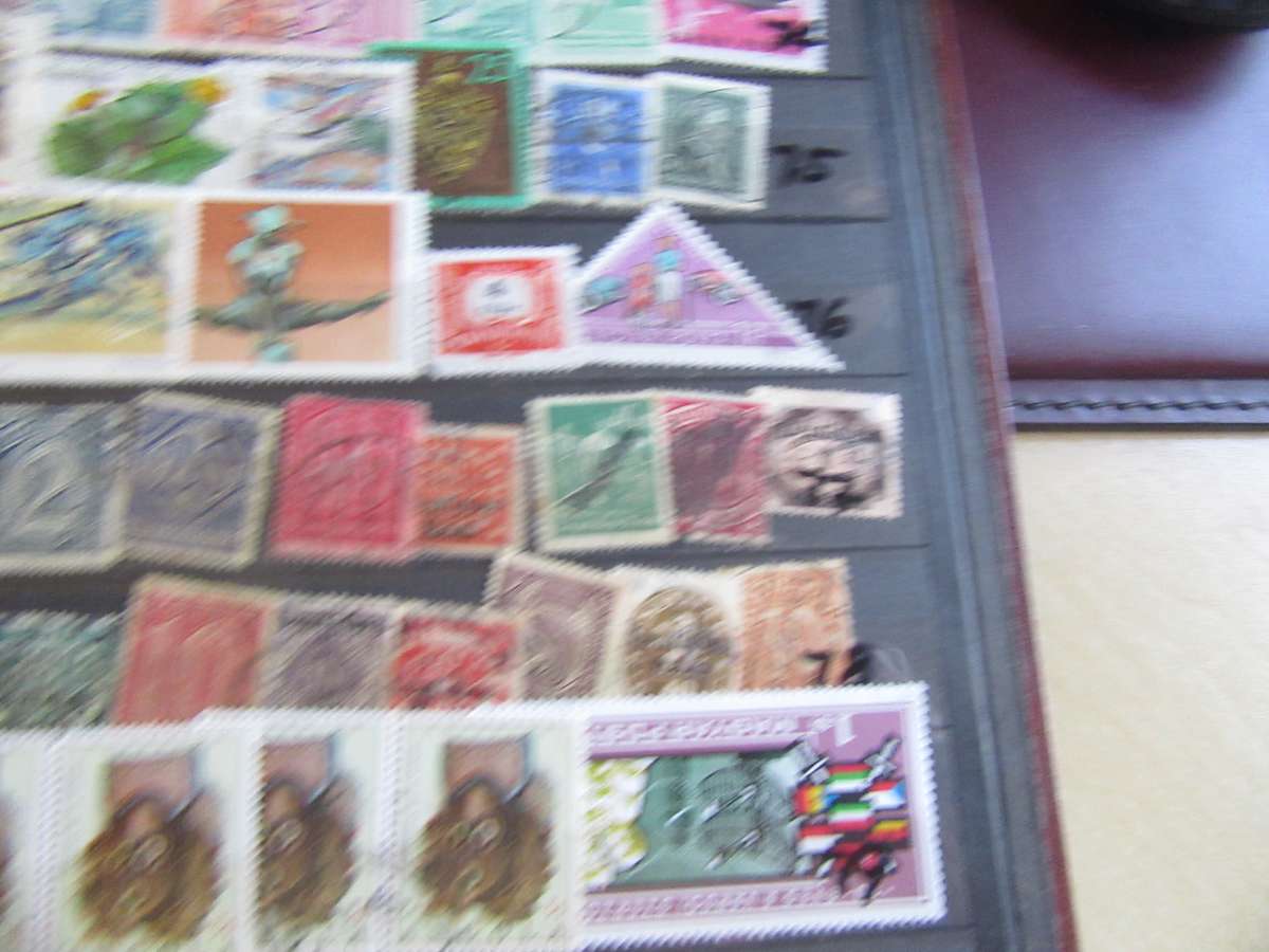 LARGE IDEAL ALBUM - 16 PAGES FILLED WITH INTERNATIONAL /THEMATIC STAMPS - AS PER SCAN - BID PER PAGE