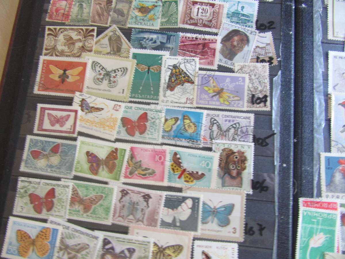 LARGE IDEAL ALBUM - 16 PAGES FILLED WITH INTERNATIONAL /THEMATIC STAMPS - AS PER SCAN - BID PER PAGE