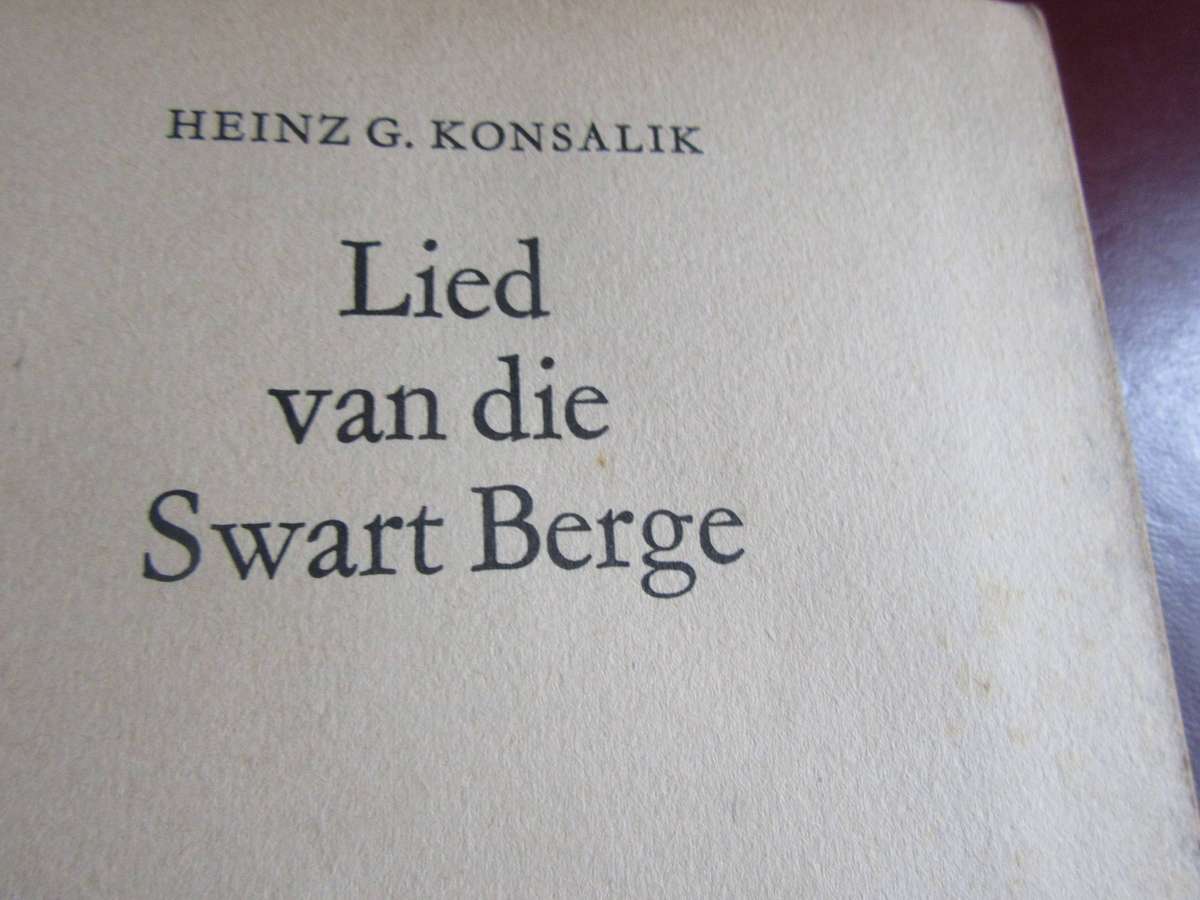 KONSALIK - LIED VAN DIE SWART BERGE - LD