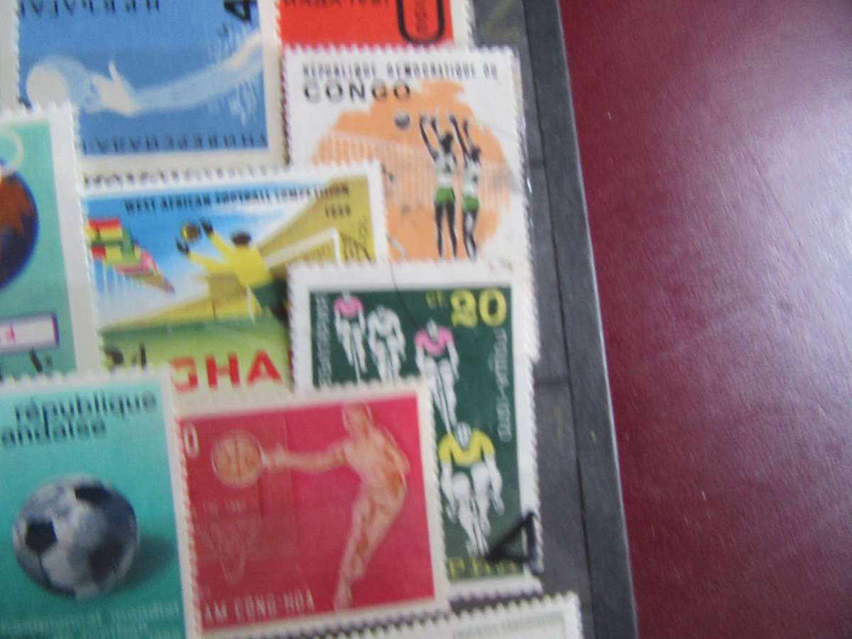 FOR THE SPORTS COLLECTOR - 50 VARIOUS INTERNATIONALS -   - CARD EXCLUDED - H2