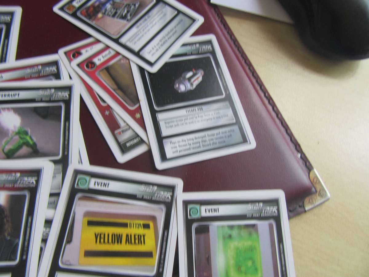 40 STAR TREK CCG CARDS - 1ST EDITION - BID PER CARD