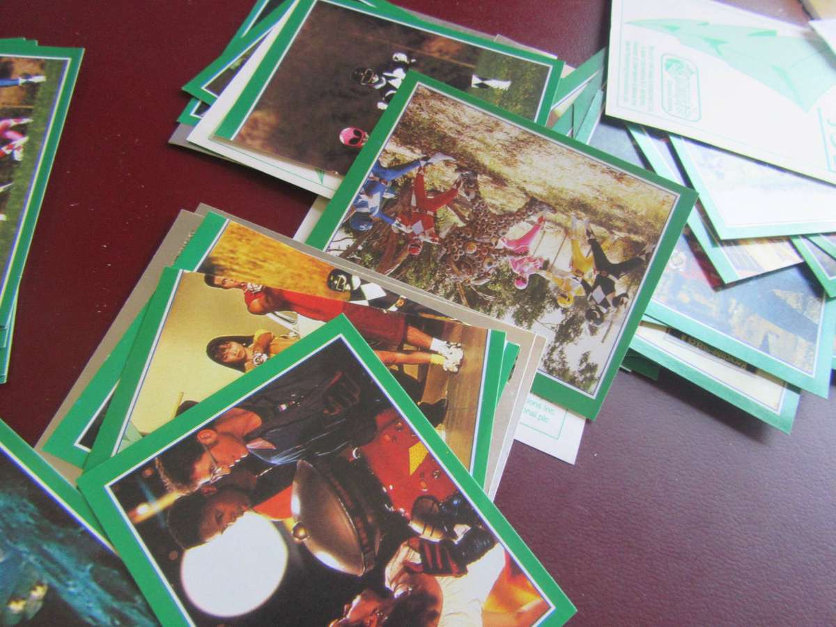 73 VARIOUS POWER RANGER STICKERS - AS PER SCAN - PR6