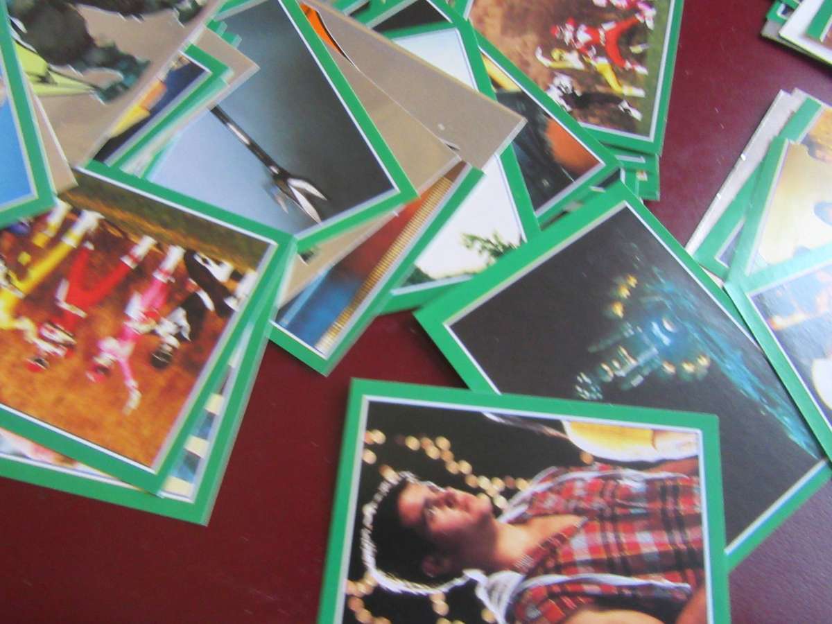 73 VARIOUS POWER RANGER STICKERS - AS PER SCAN - PR6