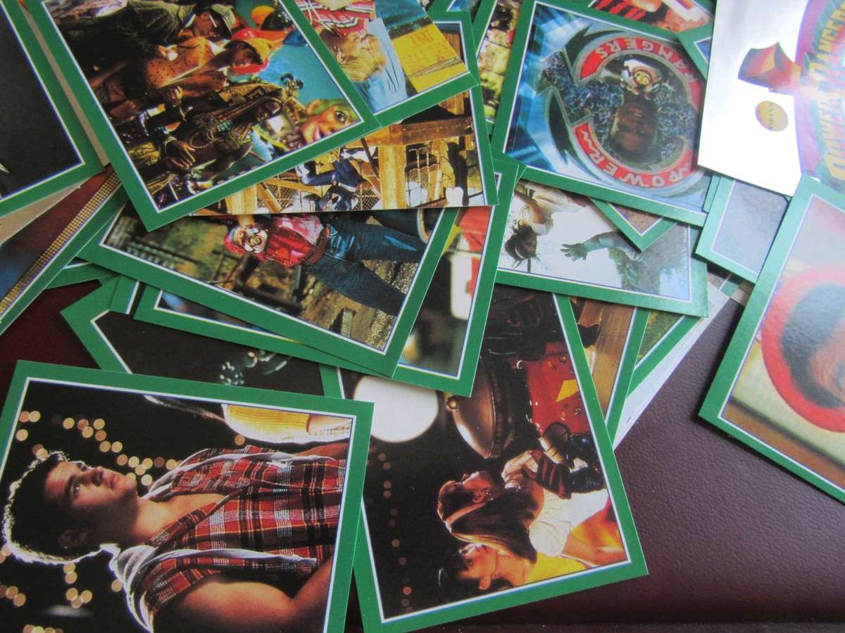 73 VARIOUS POWER RANGER STICKERS - AS PER SCAN - PR6