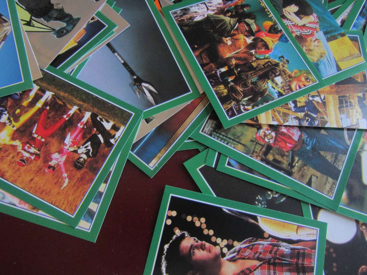 73 VARIOUS POWER RANGER STICKERS - AS PER SCAN - PR6