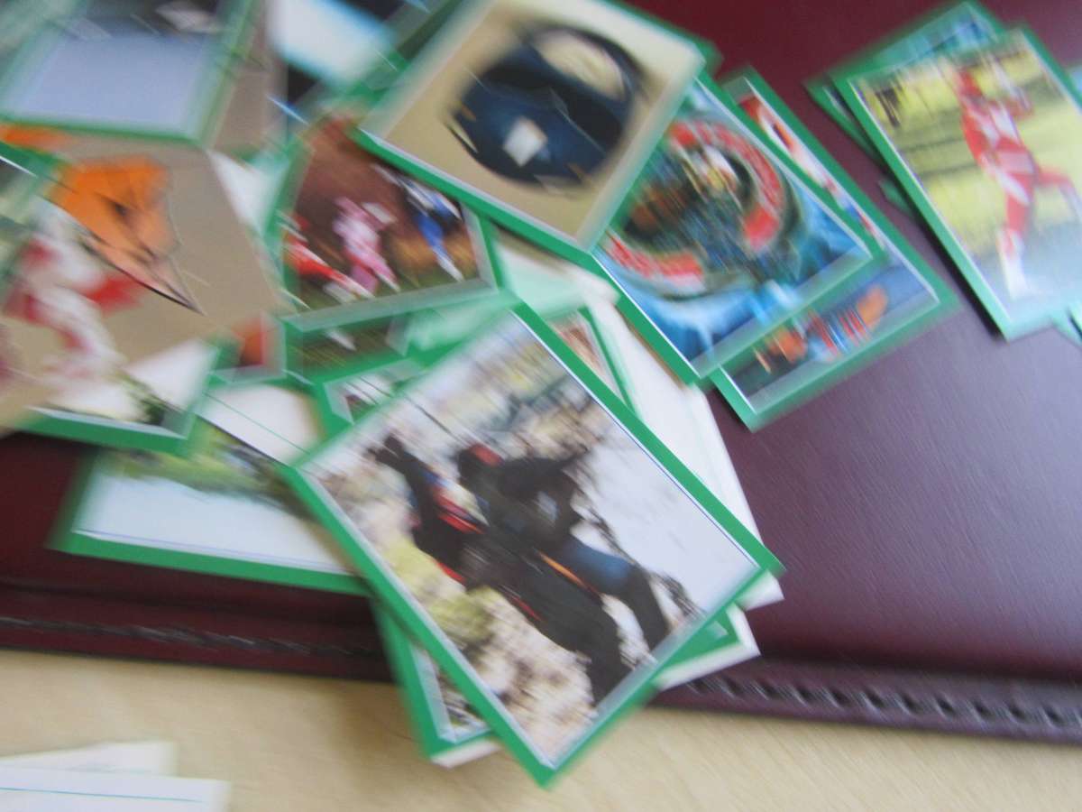 73 VARIOUS POWER RANGER STICKERS - AS PER SCAN - PR6