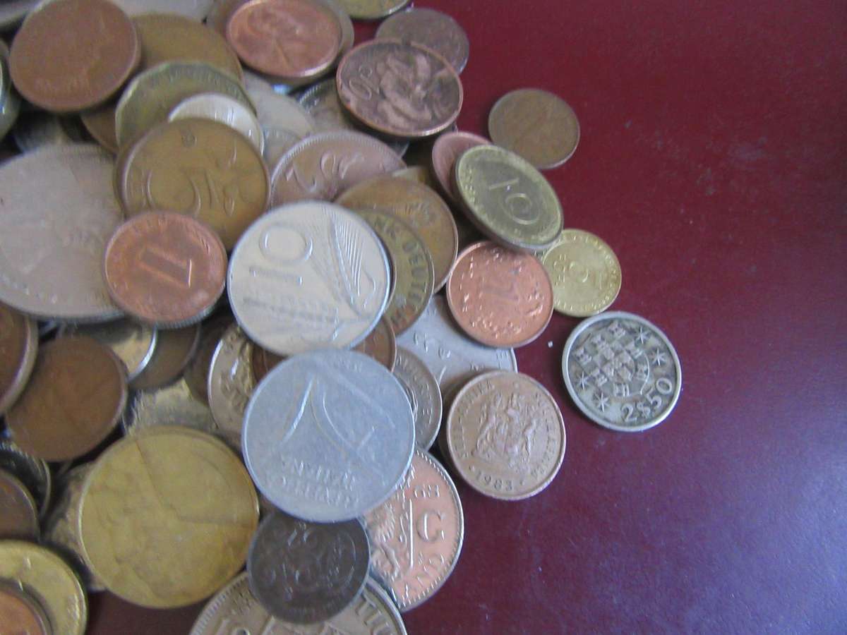 5000g WORLD COINS INCL. RSA COINS - AS PER SCAN -BID PER  50g - LOT15