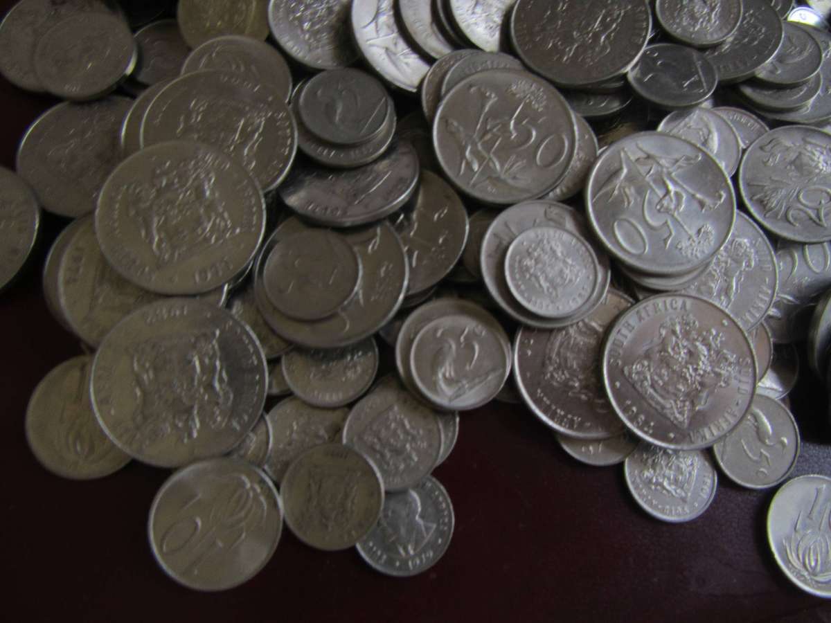 560 OLD RSA NICKEL COINS INCL, DUPLICATIONS - ASPER SCAN - BID PER COIN - L7