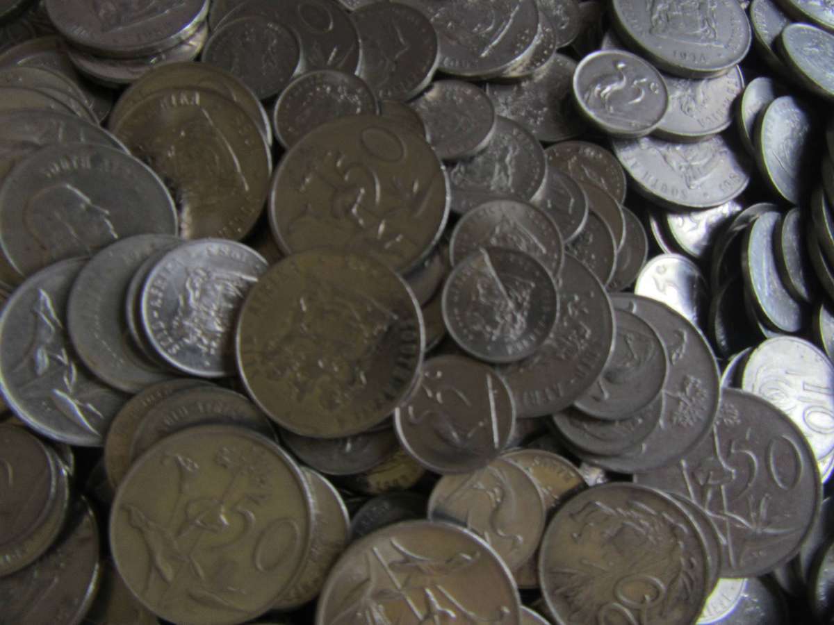 560 OLD RSA NICKEL COINS INCL, DUPLICATIONS - ASPER SCAN - BID PER COIN - L7