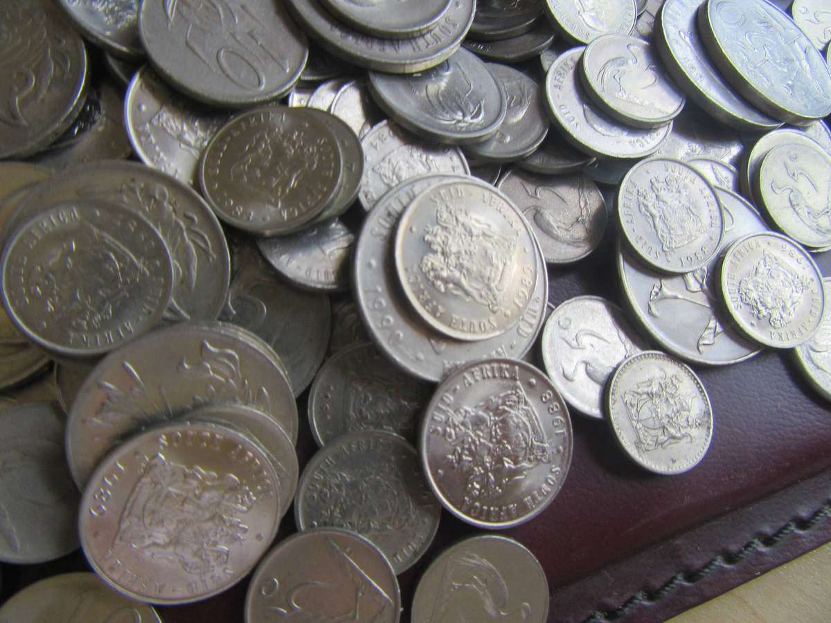 560 OLD RSA NICKEL COINS INCL, DUPLICATIONS - ASPER SCAN - BID PER COIN - L7