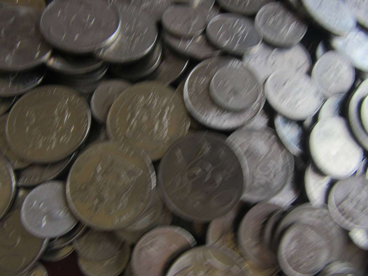 560 OLD RSA NICKEL COINS INCL, DUPLICATIONS - ASPER SCAN - BID PER COIN - L7