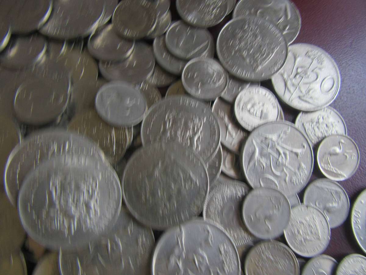 560 OLD RSA NICKEL COINS INCL, DUPLICATIONS - ASPER SCAN - BID PER COIN - L7