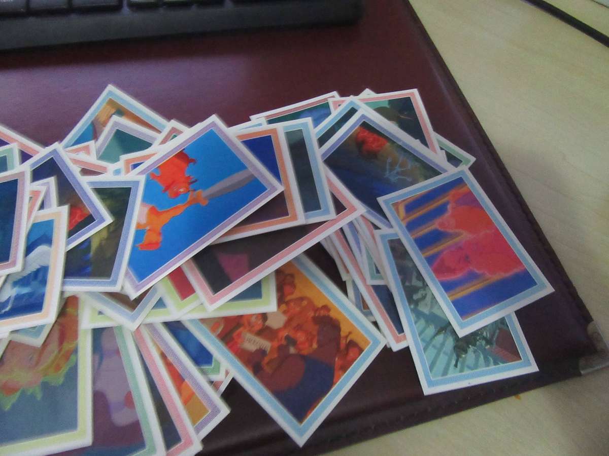 100 LOSE HERCULES STICKERS - AS PER SCAN