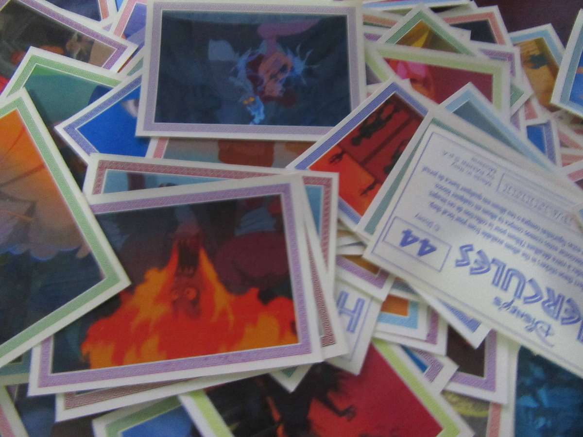 100 LOSE HERCULES STICKERS - AS PER SCAN
