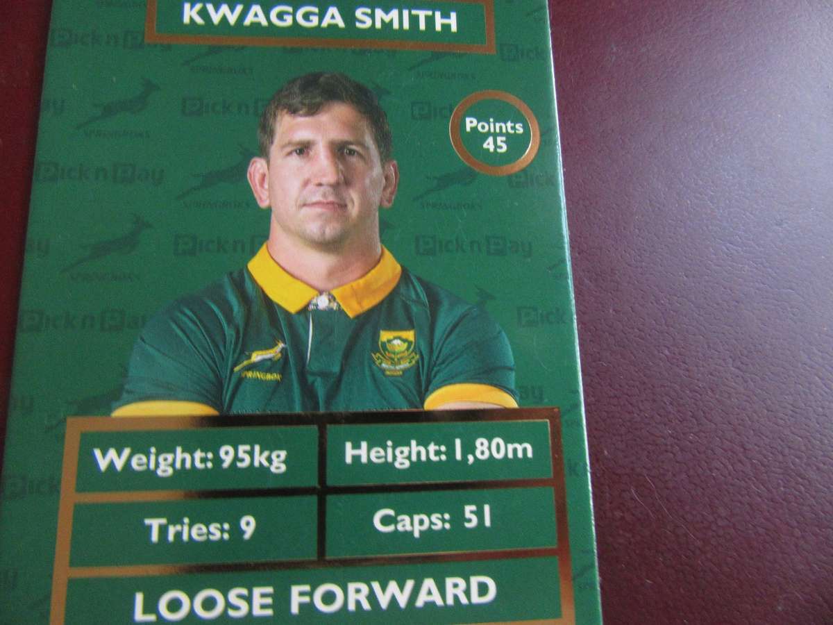 PICK 'PAY RUGBY CARD - KWAGGA SMITH- R3