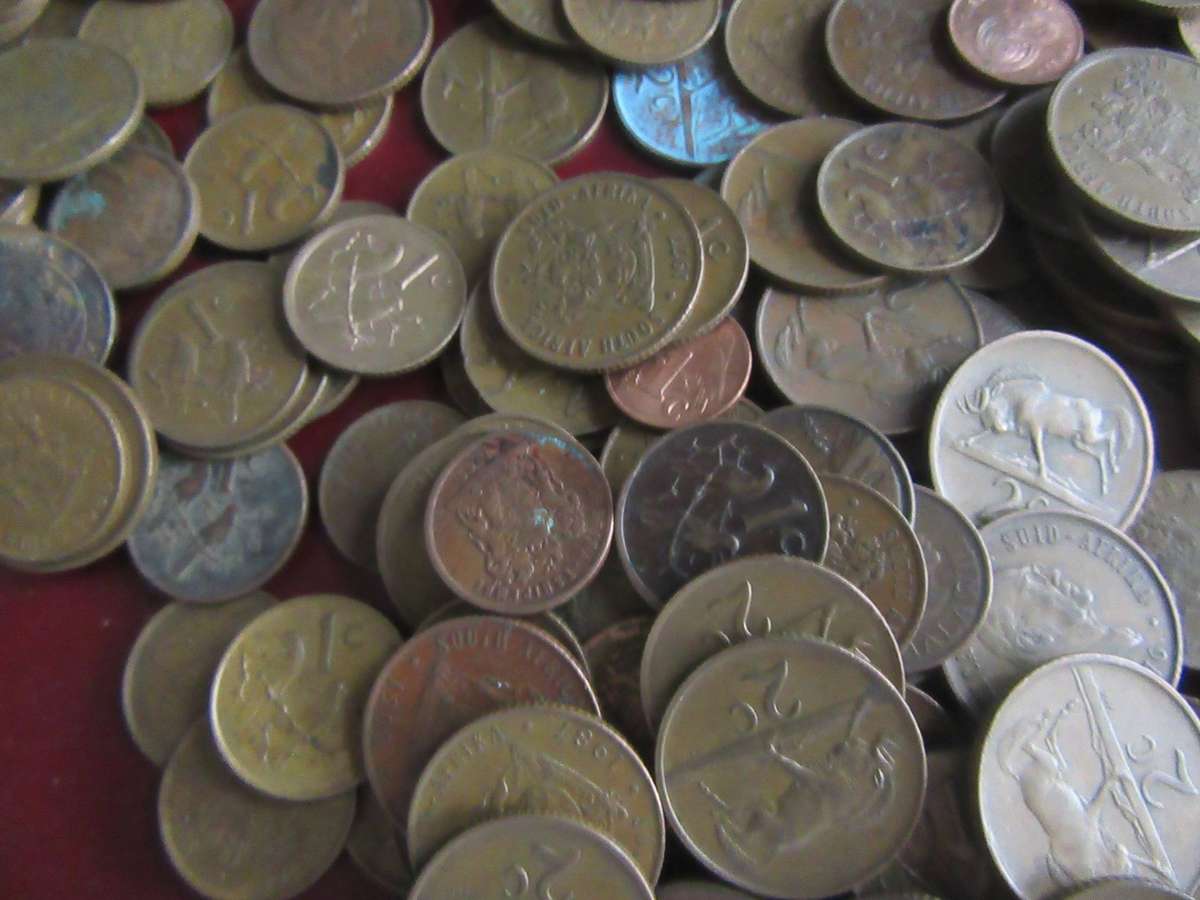 250 OLD RSA COPPER COINS - AS PER DCAN - LOT2