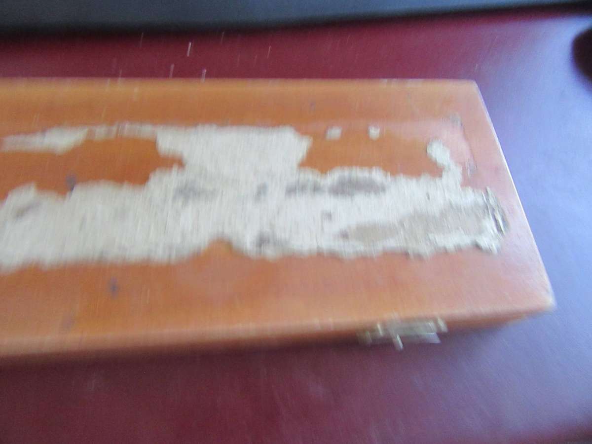 SMALL STAINLESS-STEEL CALIPER - 150 MM IN WOODEN BOX - AS PERSCAN - MD