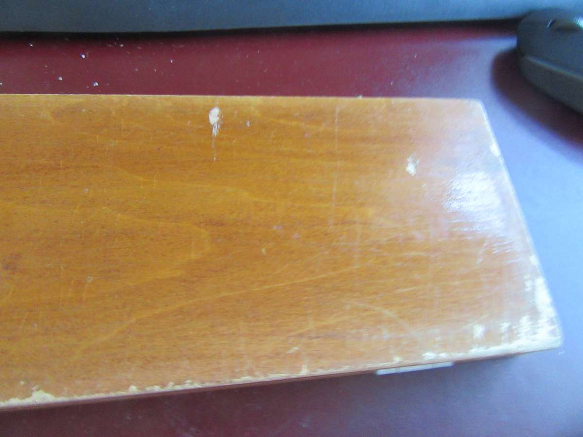SMALL STAINLESS-STEEL CALIPER - 150 MM IN WOODEN BOX - AS PERSCAN - MD