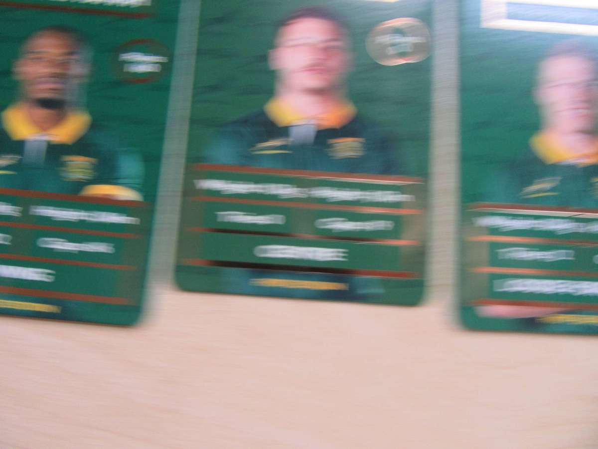20 PICK 'PAY RUBGY CARDS INCL.RASSIE ERASMUS GOLD - AS PER SCAN - R21
