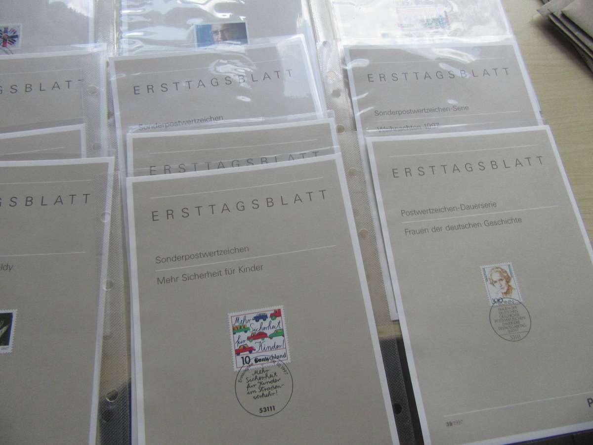 GERMANY - 11 FIRST DAY SHEETS - AS PER SCAN - BID PER ITEM