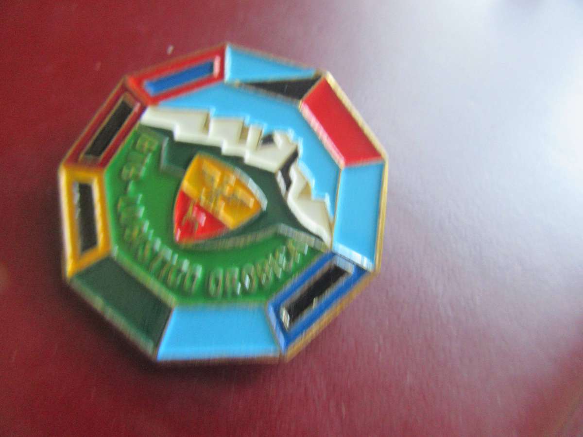 Collection of 15 enamel lapel pins/badges