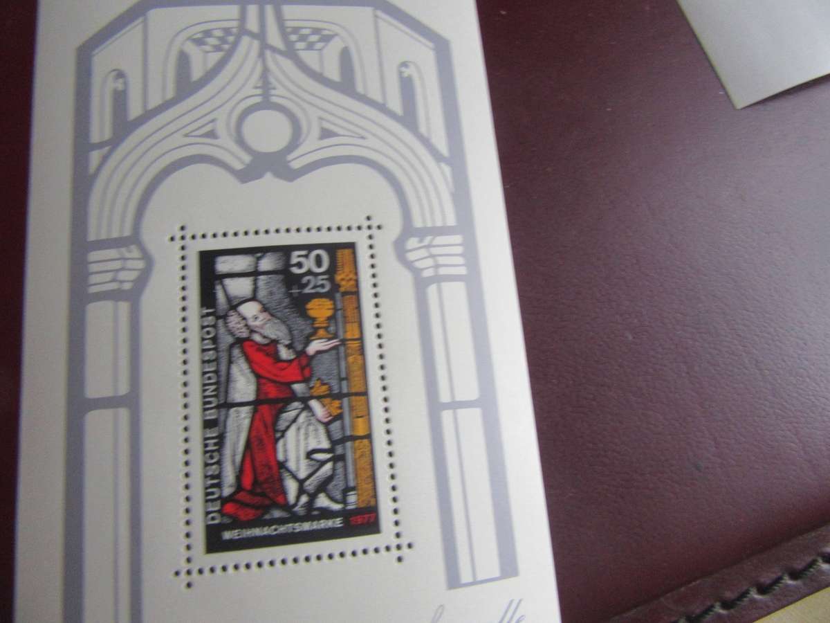 3 GERMAN MINI SHEETS- AS PER SCAN - ST1 - BID PER ITEM