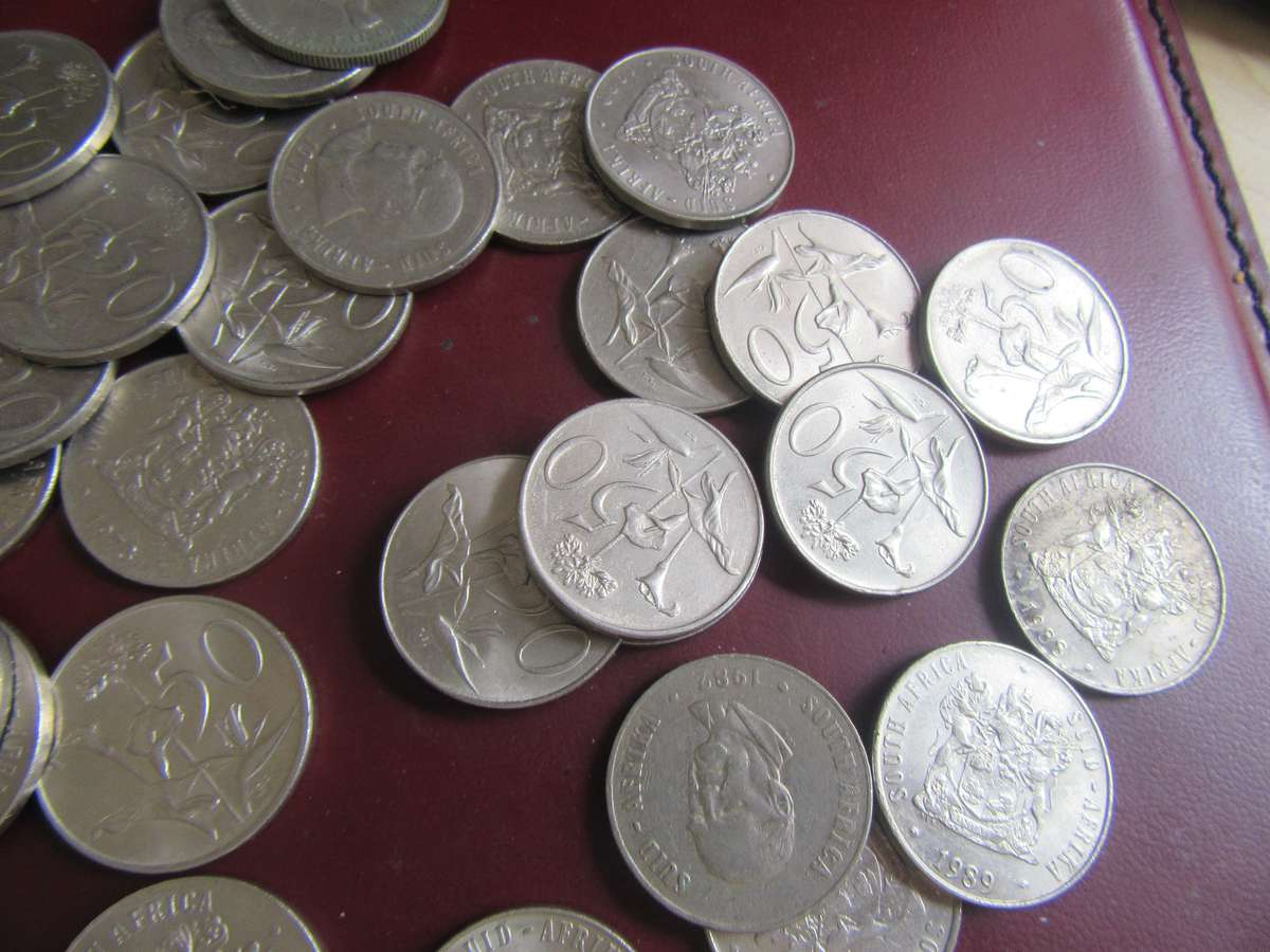 RSA - 29X50CENT- VARIOUS YEARS - AS PER SCAN - AS8