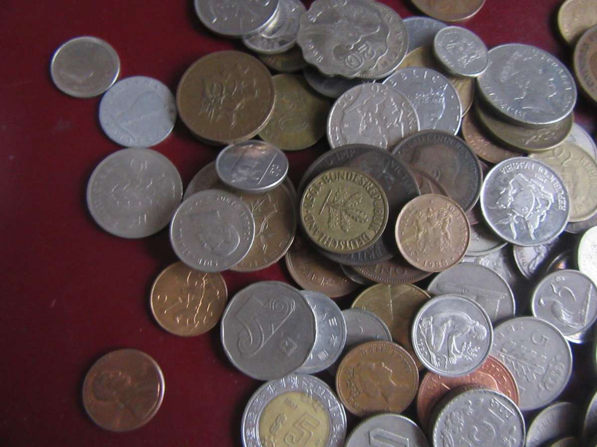 GOOD START FOR THE BEGINNER280ORLD COINS INCL. RSACOINS - AS PER SCAN - LOT44