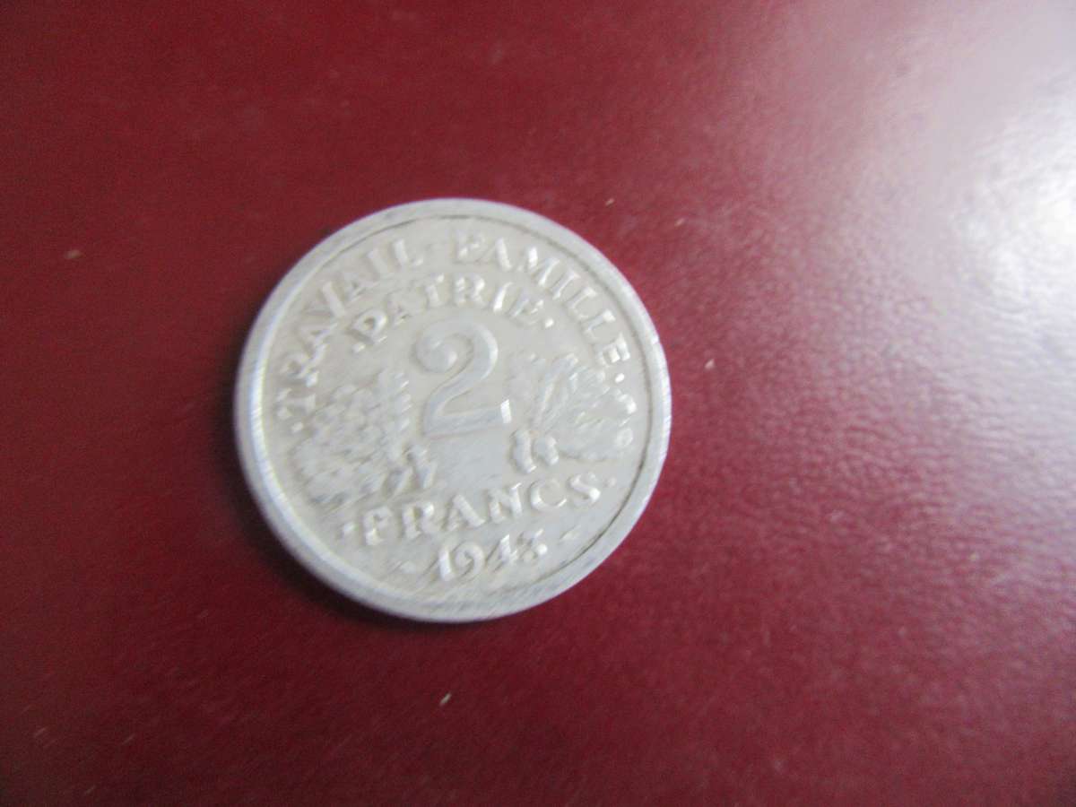 FRANCE - 2 FRANCS1943 - J1