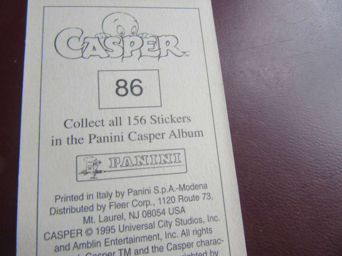 PANINI CASPER NO.86- C1