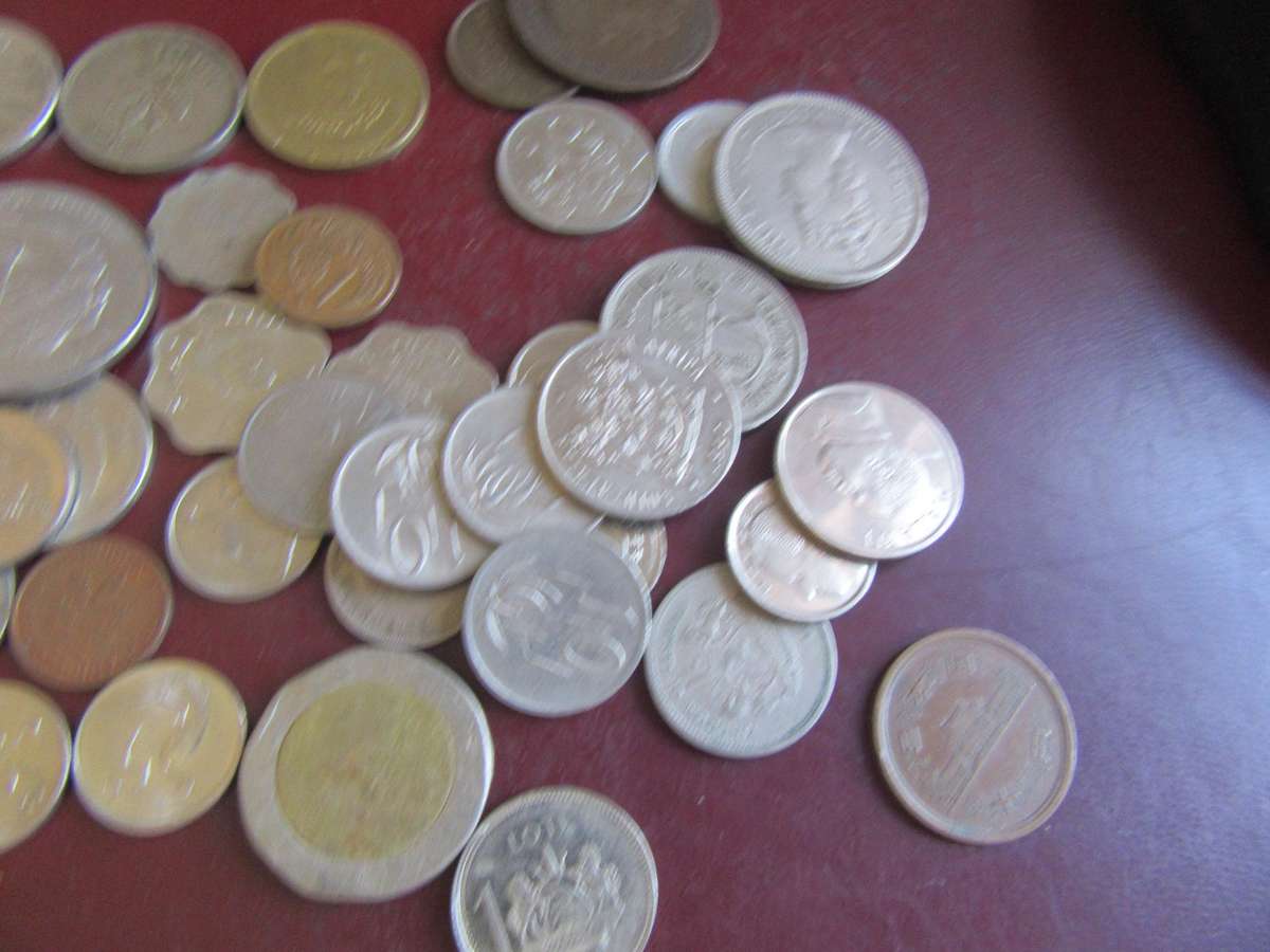 GOOD START FOR THE BEGINNER - 40 WORLD COINS INCL.RSA COINS - AS PER SCAN - BID PER COIN - LOT 25A