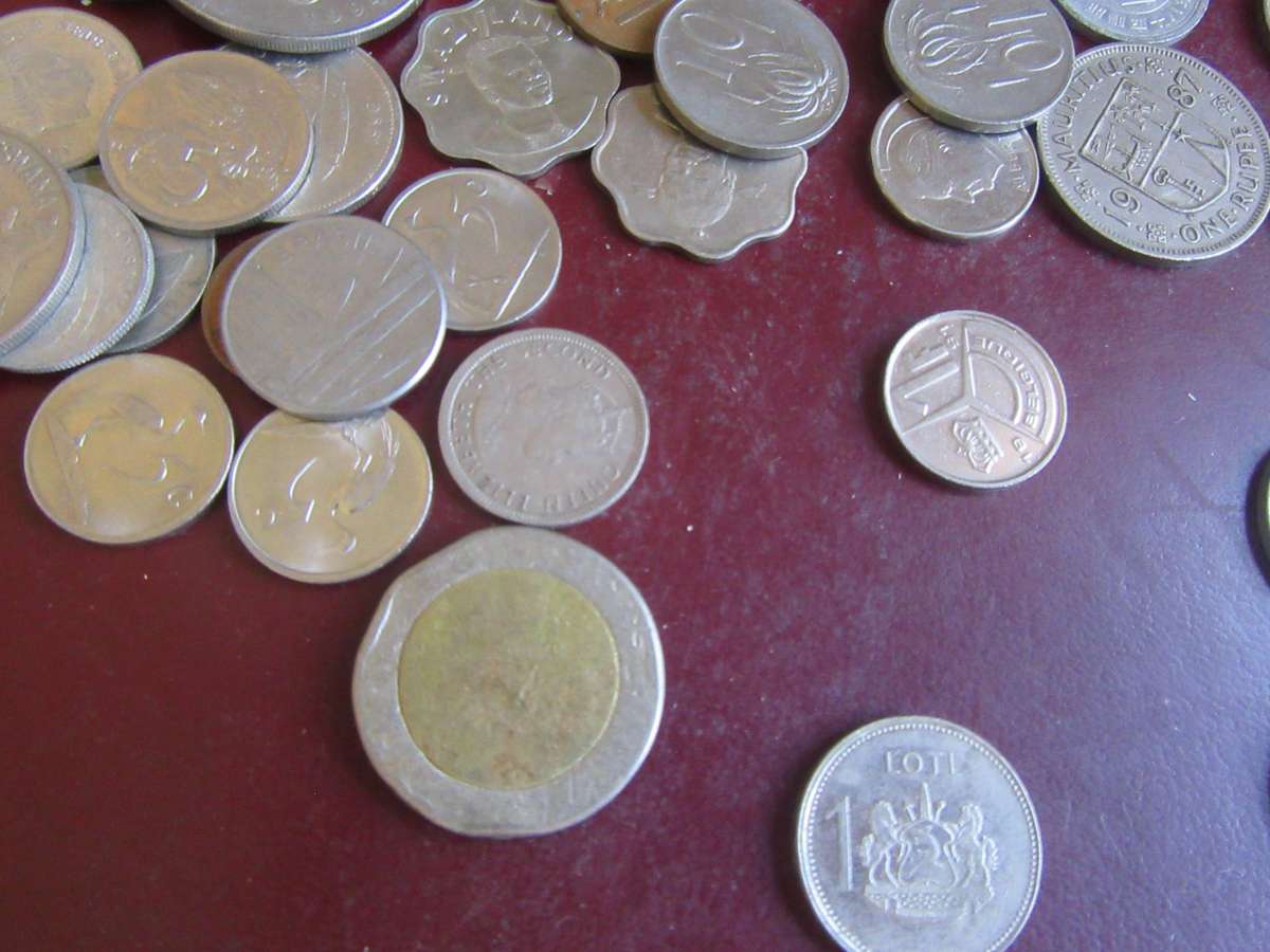 GOOD START FOR THE BEGINNER - 40 WORLD COINS INCL.RSA COINS - AS PER SCAN - BID PER COIN - LOT 25A