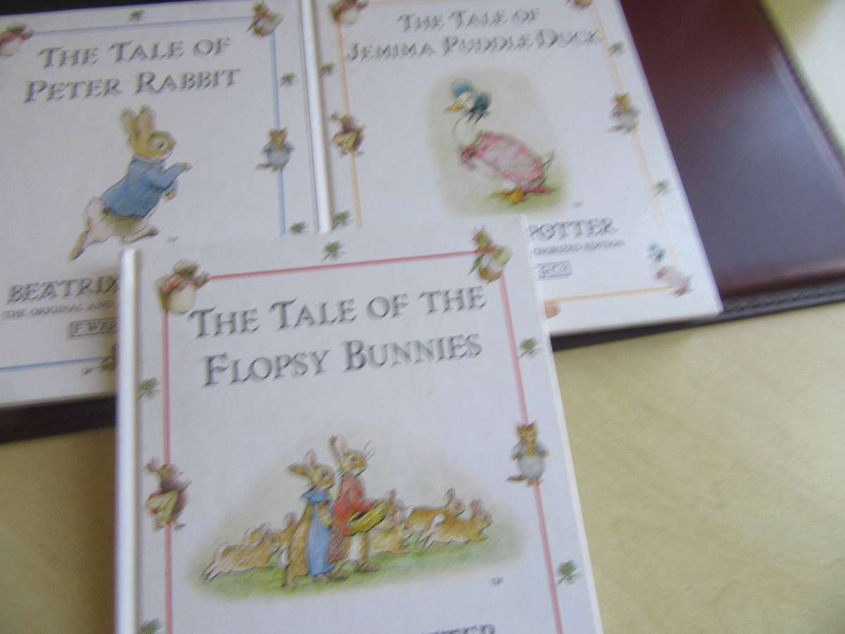 BEATRIX POTTER SELEXTION - THREE VARIOUS - AS PER SCAN - BID PER BOOK